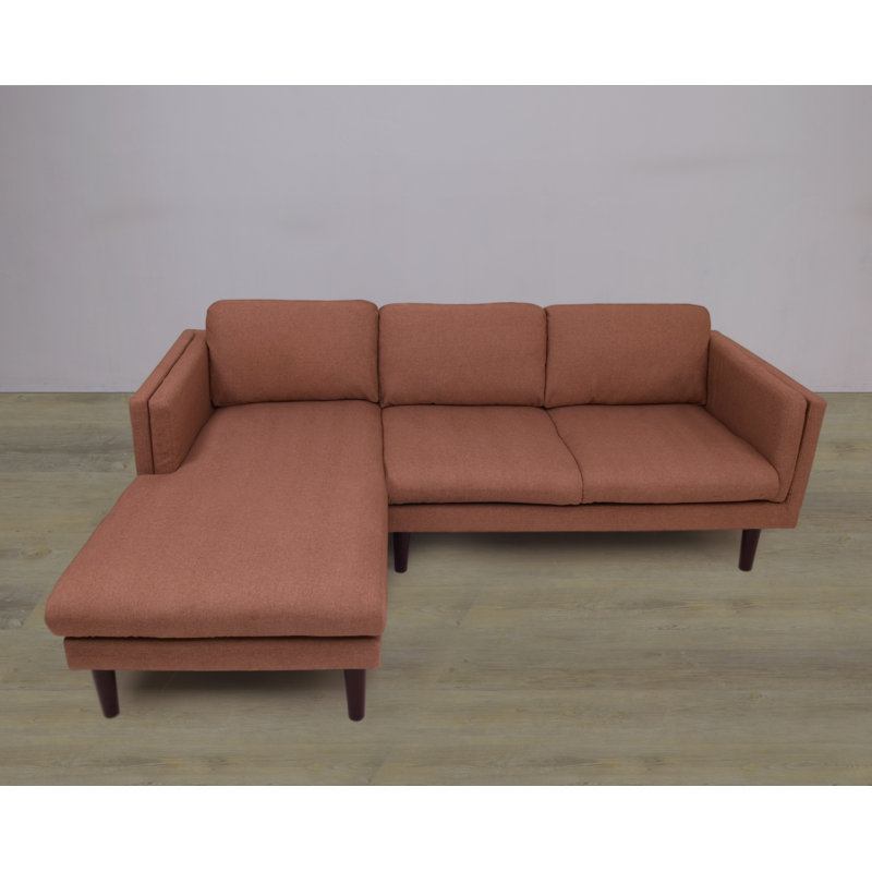 StarHomeLivingCorp 84" Wide Microfiber/Microsuede Sofa & Chaise